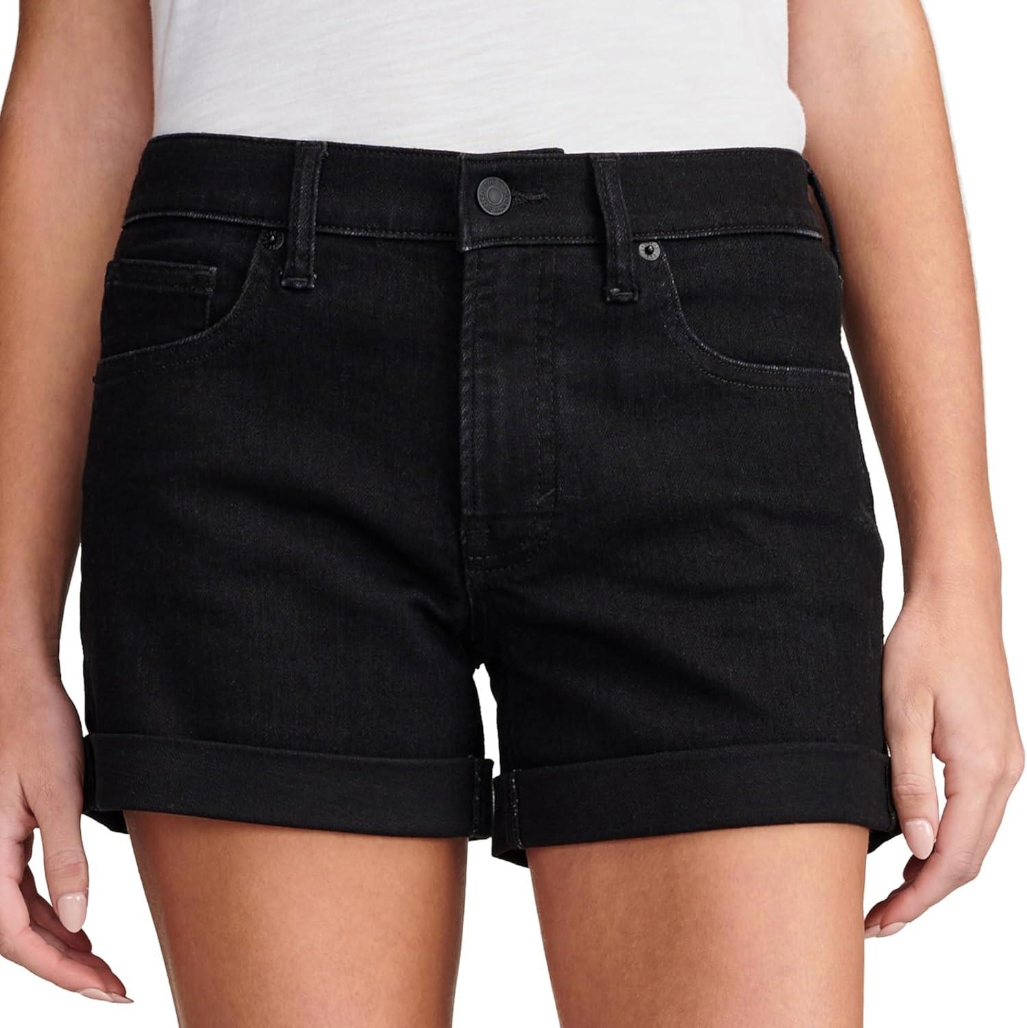 imageLucky Brand Womens Mid Rise Ava ShortClean Black