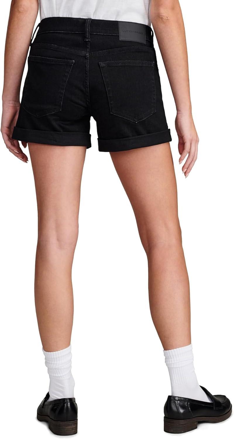 imageLucky Brand Womens Mid Rise Ava ShortClean Black