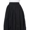 Lucky Brand Womens Bubble Poplin Maxi Skirt(Caviar)