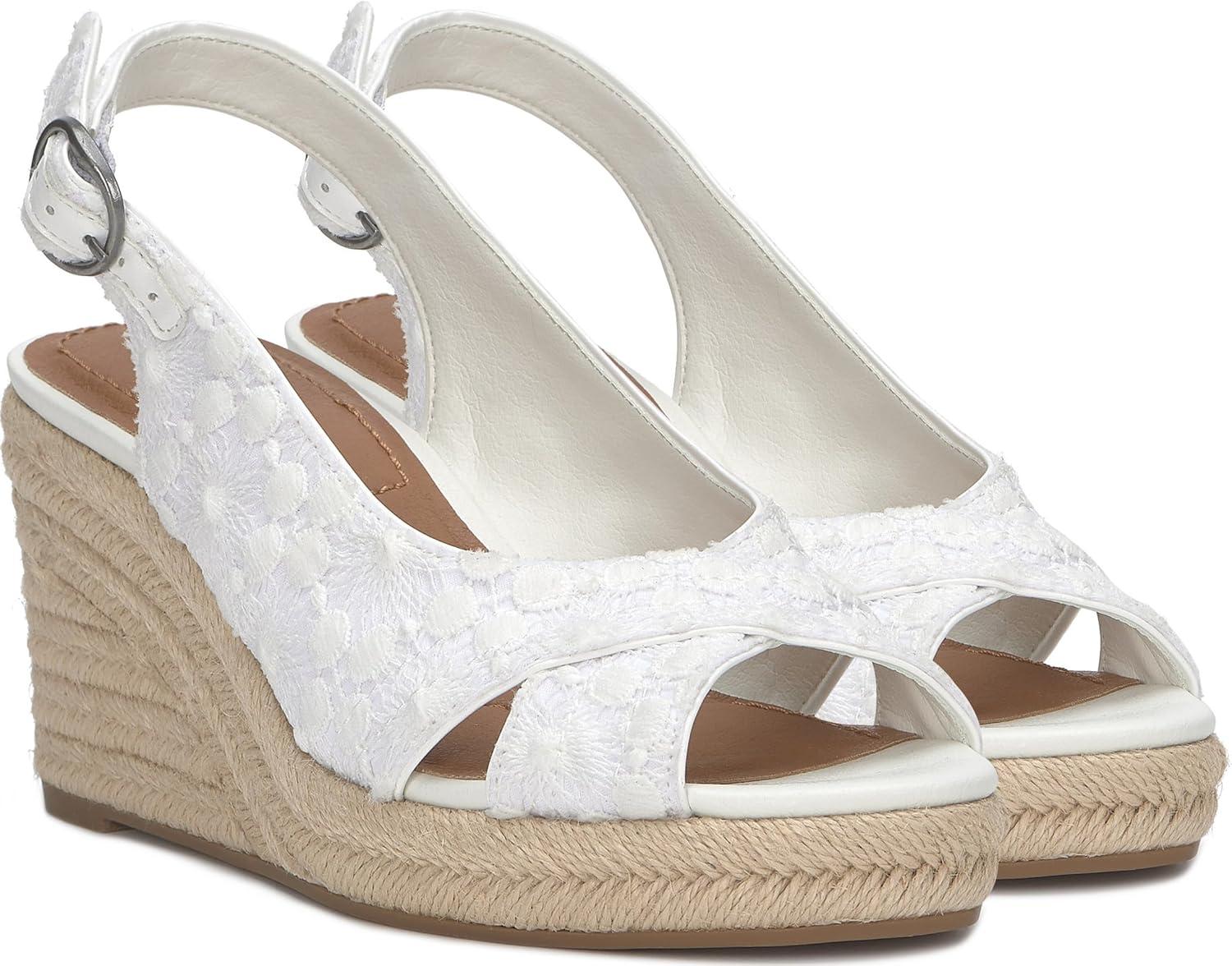 imageLucky Brand Womens Cyrila Wedge SandalWhite Lace