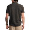 Lucky Brand Mens Linen Short Sleeve Button Up Shirt(#001 Black)