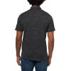 Lucky Brand Mens Linen Short Sleeve Button Up Shirt(Black)