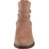 Lucky Brand womens Callam Studded Strap Bootie(Latte)