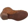 Lucky Brand womens Mofira Woven Peep Toe Bootie(Tan)