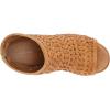 Lucky Brand womens Mofira Woven Peep Toe Bootie(Tan)