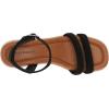 Lucky Brand womens Nasli Espadrille Wedge Sandal(Black)