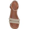 Lucky Brand womens Nasli Espadrille Wedge Sandal(Natural/Platinum)