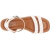 Lucky Brand womens Nasli Espadrille Wedge Sandal(White)