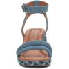 Lucky Brand womens Naylicia Braided Wedge SandalWedge Sandal(Medium)