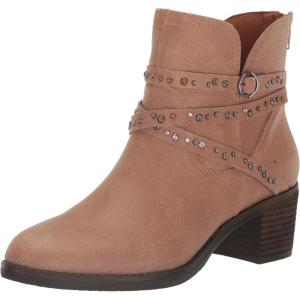 Lucky Brand womens Callam Studded Strap Bootie(Latte)