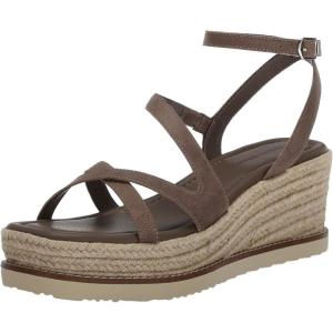 Lucky Brand womens Carolie Espadrille Wedge Sandal(Coffee Quartz)
