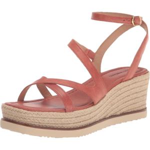 Lucky Brand womens Carolie Espadrille Wedge Sandal(Eco Red)