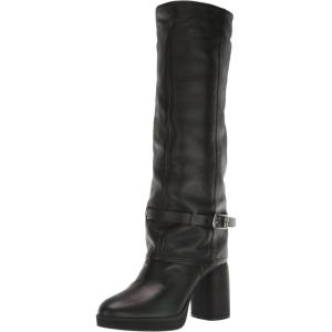 Lucky Brand womens Nathari Fold-over Boot(Black)