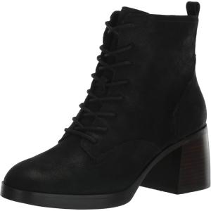 Lucky Brand womens Qiama Lace-up Bootie(Black)
