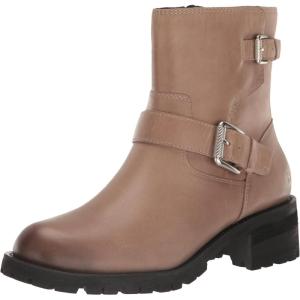 Lucky Brand womens Taini Motorcycle Bootie(Silver Cloud)