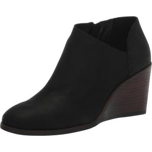 Lucky Brand womens Zemlin Wedge Bootie(Black)