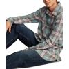 Lucky Brand Mens Brushed Long Sleeve Knit Shirting(Blue Multi)
