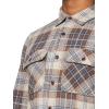 Lucky Brand Mens Brushed Long Sleeve Knit Shirting(Brown Multi)
