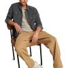 Lucky Brand Mens Corduroy Workshirt(Dark Slate)