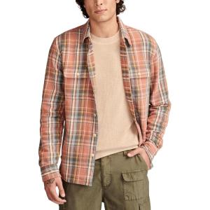 Lucky Brand Mens Vintage Dobby Twill Workshirt(Multi)