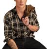 Lucky Brand Mens Herringbone Humboldt(Black Plaid)