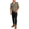 Lucky Brand Mens Herringbone Humboldt(Green Plaid)