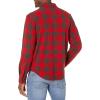 Lucky Brand Mens Brushed Jersey Shirt(Red Multi)