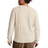 Lucky Brand Mens Cable Crew Neck Sweater(Tofu)