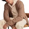 Lucky Brand Mens Easy Cardi(Chutney Marl)