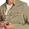 Lucky Brand Mens Twill Western(Deep Lichen Green)