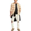 Lucky Brand mens Plaid Cloud Soft Flannel(Cream Multi)