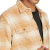 Lucky Brand mens Plaid Cloud Soft Flannel(Cream Multi)
