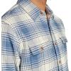 Lucky Brand mens Plaid Cloud Soft Flannel(Light Blue Multi)