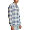 Lucky Brand mens Plaid Cloud Soft Flannel(Light Blue Multi)