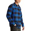Lucky Brand mens Plaid Cloud Soft Flannel(Navy Multi)
