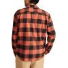Lucky Brand mens Plaid Cloud Soft Flannel(Orange Multi)