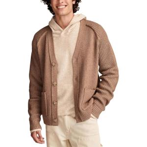 Lucky Brand Mens Easy Cardi(Chutney Marl)