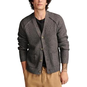 Lucky Brand Mens Easy Cardi(Gray Violet Marl)