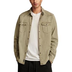 Lucky Brand Mens Twill Western(Deep Lichen Green)