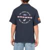 Lucky Brand Mens Ford Mechanic Short Sleeve Shirt(Blue Nights)