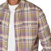 Lucky Brand Mens Lucky Brand Men’s Plaid Utility Cloud Soft Long Sleeve Flannel(Olive Multi)