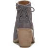 Lucky Brand womens Mikasi Lace-up Bootie(Excalibur)