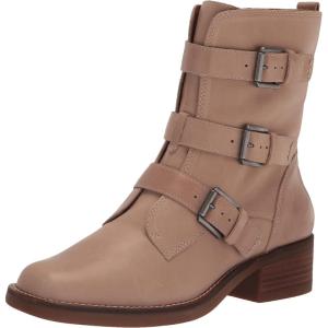 Lucky Brand Women’s Katriny Motorcycle Boot Ankle(Smoke Grey)