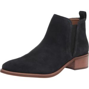 Lucky Brand womens Pogan BootieChelsea Boot(Black Leather)