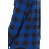 Lucky Brand Mens Buffalo Plaid Knit Shirt(Blue Multi)