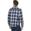 Lucky Brand Mens Buffalo Plaid Knit Shirt(Indigo Plaid)