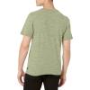 Lucky Brand Mens Short Sleeve Linen Henley Shirt(Sea Spray)