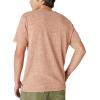 Lucky Brand Mens Short Sleeve Linen Henley Shirt(Sequoia Brown)