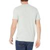 Lucky Brand Mens Short Sleeve Linen Henley Shirt(Surf Spray)