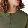 Lucky Brand Mens Tencel Jersey Long Sleeve Henley(310 Olive)